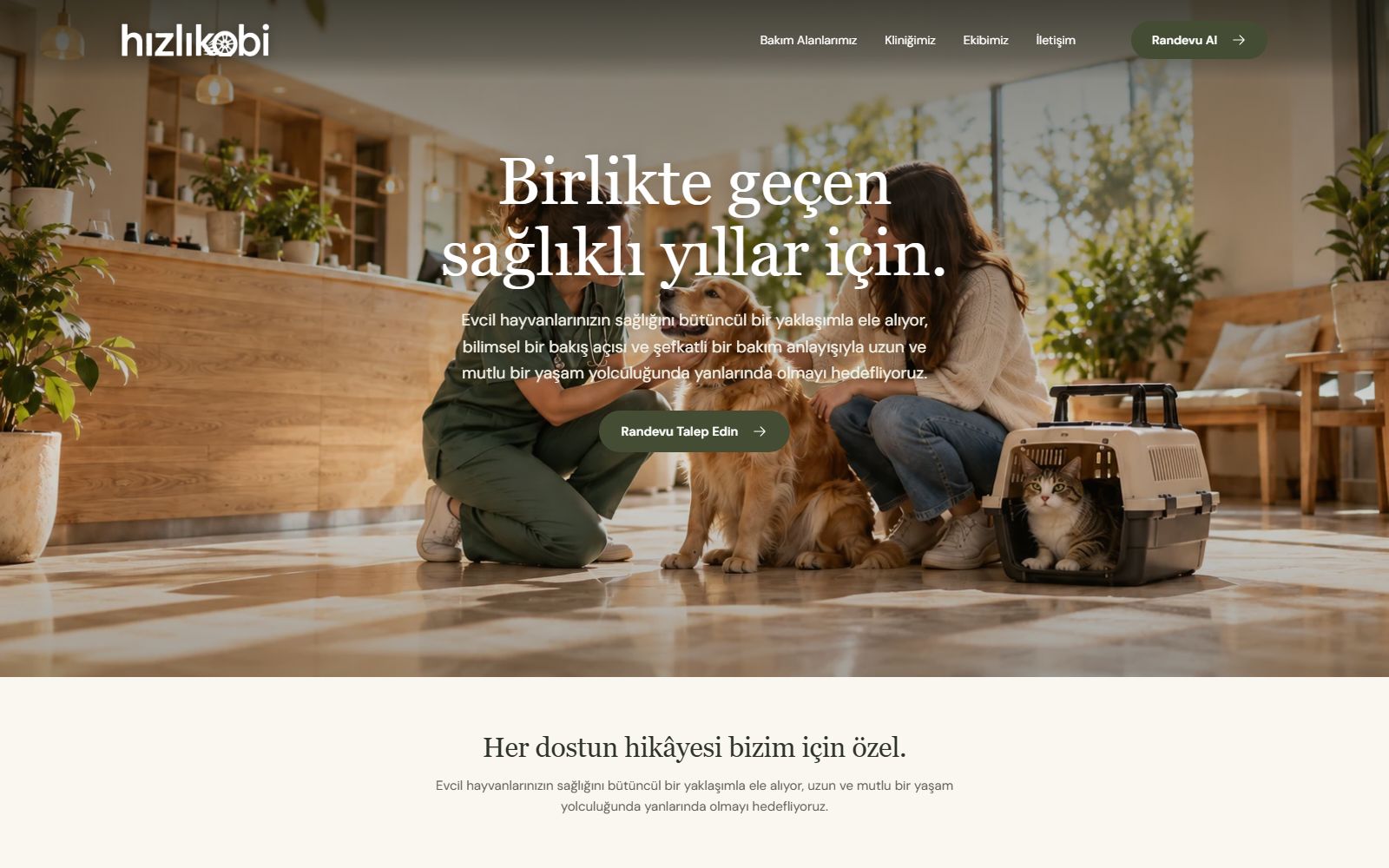 Veteriner 1 temasının demo önizlemesi