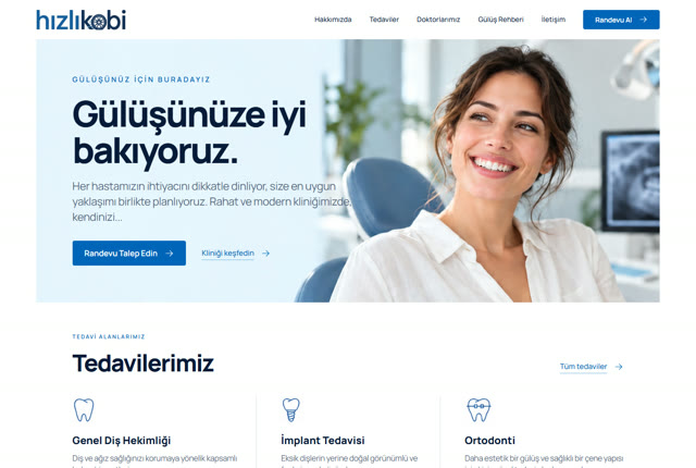 Klinik Sağlık 1 temasının demo önizlemesi