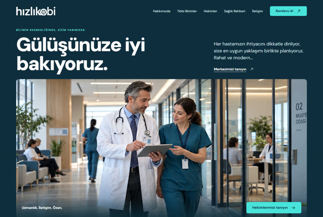 Klinik Sağlık 4 temasının demo önizlemesi