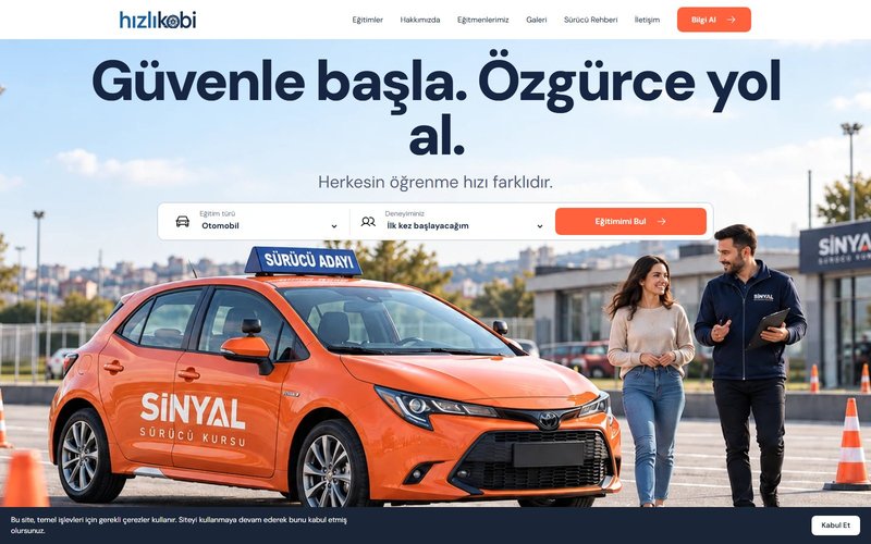 Sürücü Kursu 3 temasının demo önizlemesi