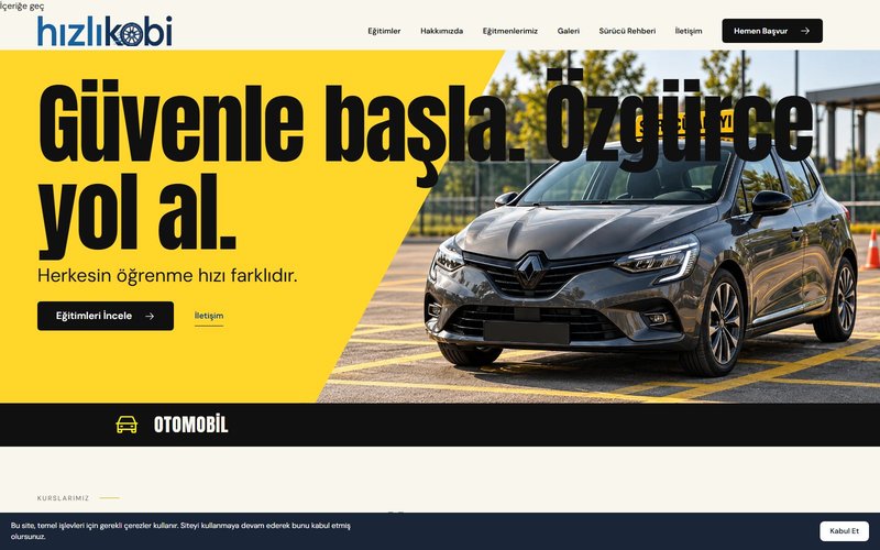 Sürücü Kursu 2 temasının demo önizlemesi